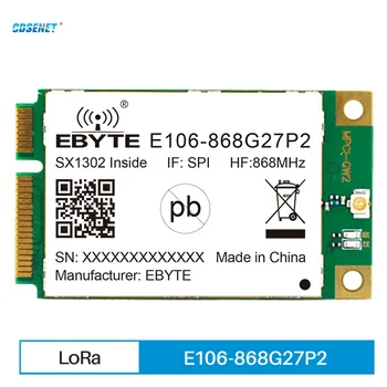 CDSENET Промышленного класса LoRaWAN gateway E106 Шлюзовой модуль LoRaWAN Поддерживает чипы SPI PCI-e SX1302 E106-868G27P2
