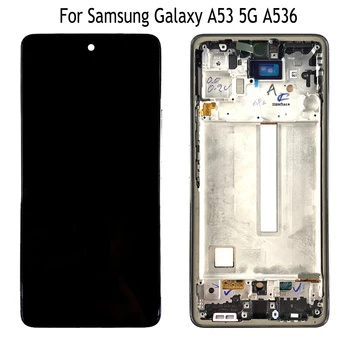 Оригинальный AMOLED Для Samsung Galaxy A53 5G LCD A536U A536B A5360 ЖК-дисплей С Сенсорным Экраном Дигитайзер Для Samsung A536E LCD