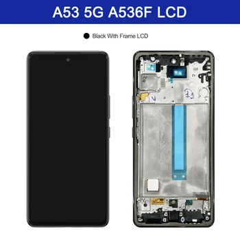 Оригинальный AMOLED Для Samsung Galaxy A53 5G LCD A536U A536B A5360 ЖК-дисплей С Сенсорным Экраном Дигитайзер Для Samsung A536E LCD Изображение 2