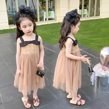 Платье для девочек, детское платье с цветочной феей, милая и модная юбка в классическом стиле