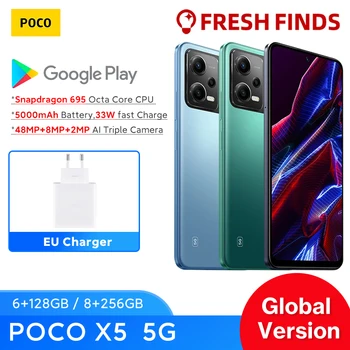 Смартфон POCO X5 5G Глобальной версии 6,67 